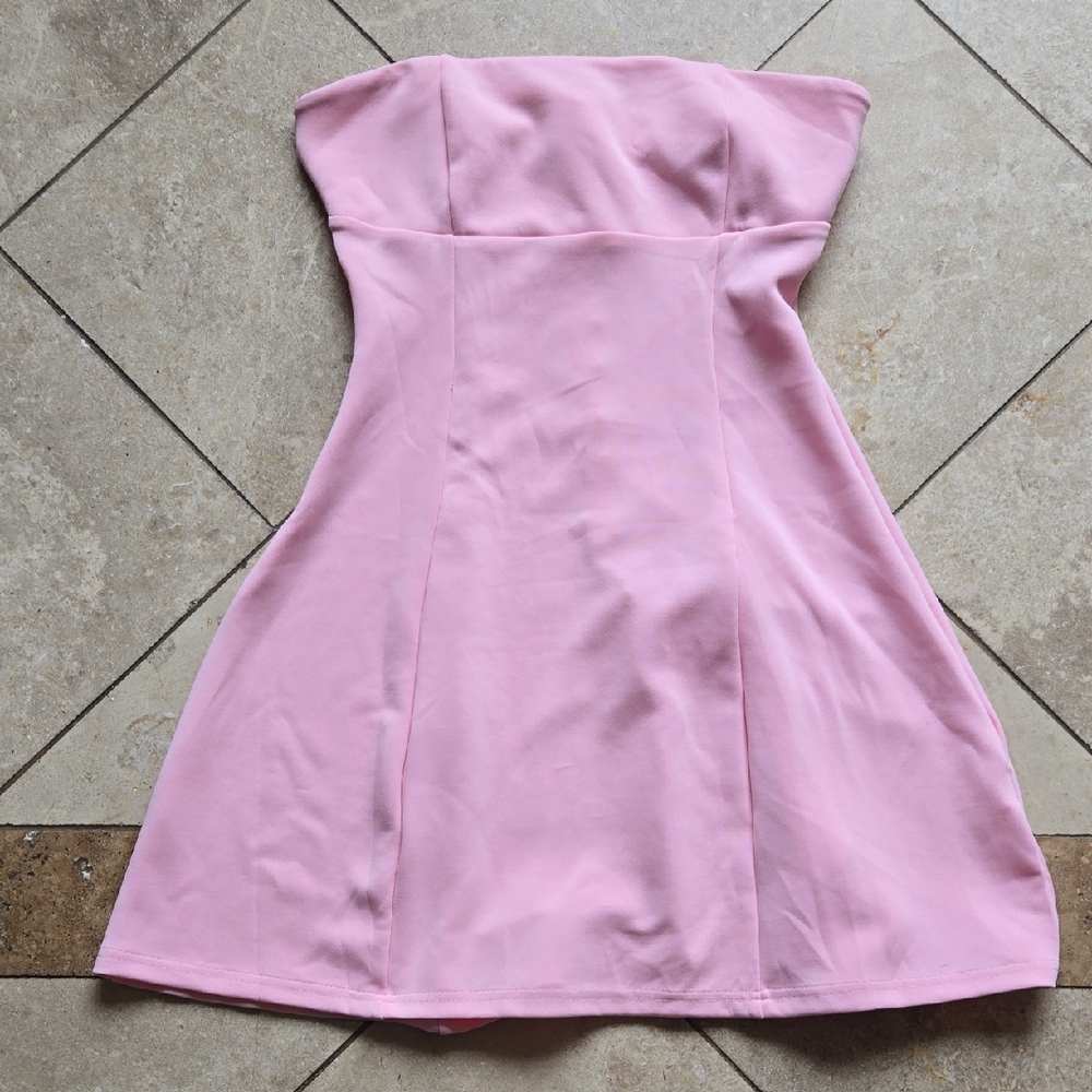 Pretty Pink Strapless Dress